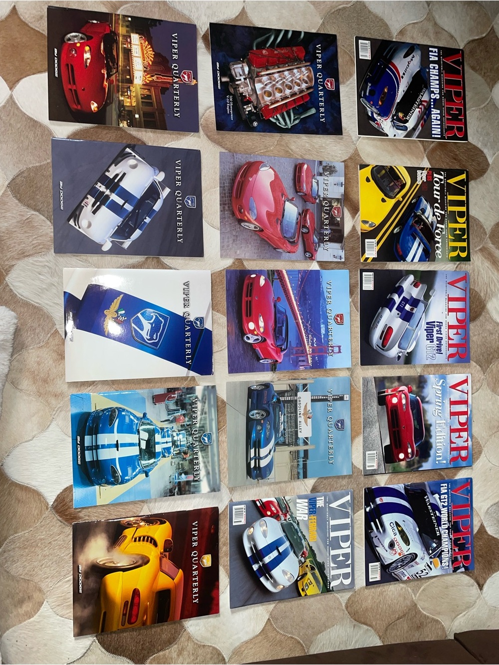 Viper Quarterly Magazine Lot - Assorted Viper Covers